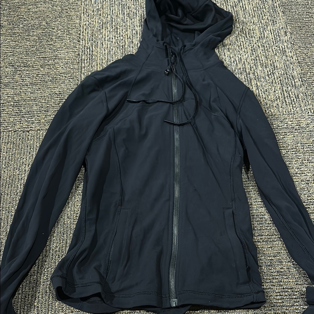 Lululemon Athletica Black Performance Jacket with Hood